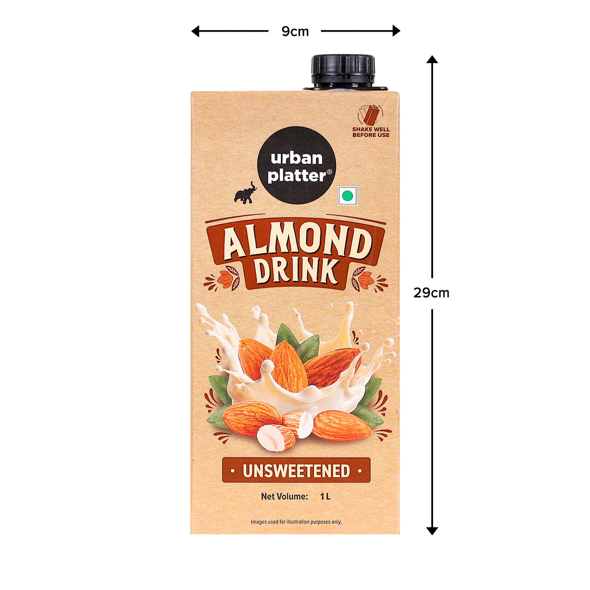 Almond Milk, 1 Litre, Pack of 3 (Unsweetened | Lactose-Free | Plant-Based Milk Alternative | Works Beautifully in Tea and Coffee)