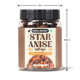 Star Anise, 50g (Chakri Phool | Warm, Licorice like Flavour | Highly Aromatic Spice used in Biryanis, Broths, Asian Cuisine & Baking)