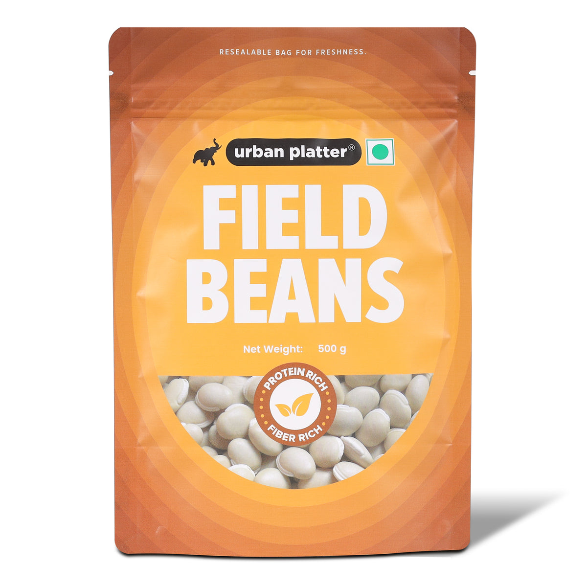 Field Beans, 500g (Val Dal / Sem Phali | 20g Protein | 18g Fiber | Nourishing whole beans for Gravies, Curries, Bowls, & Salads)