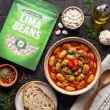 Lima Beans, 500g (Butter Beans | 20g Protein | 18g Fiber | Nourishing whole beans for Gravies, Curries, Bowls, & Salads)