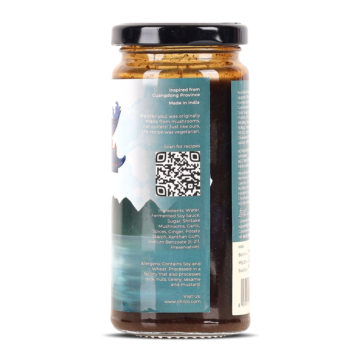 Vegeterian Oyster Sauce, 230g (Made With Shiitake Mushrooms, No Msg, No Artificial Flavors/Colors)
