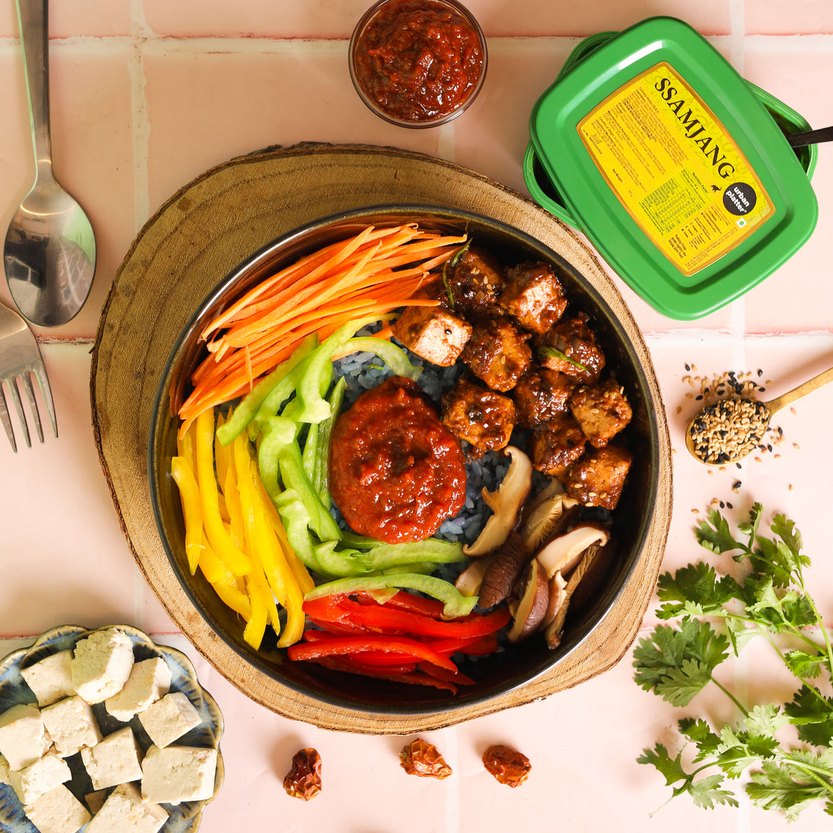 Ssamjang Paste, 170g (Spicy, Savoury & Umami-Rich Korean Culinary Paste | Perfect for BBQ, Lettuce Wraps, Rice, Noodles & Stir-Fries)