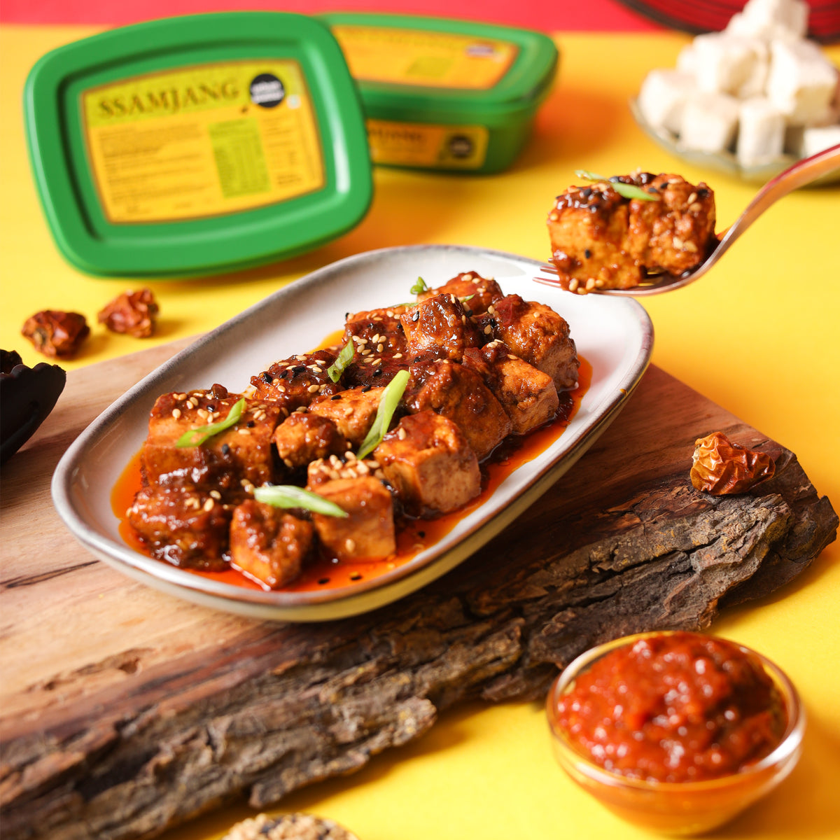 Ssamjang Paste, 170g (Spicy, Savoury & Umami-Rich Korean Culinary Paste | Perfect for BBQ, Lettuce Wraps, Rice, Noodles & Stir-Fries)