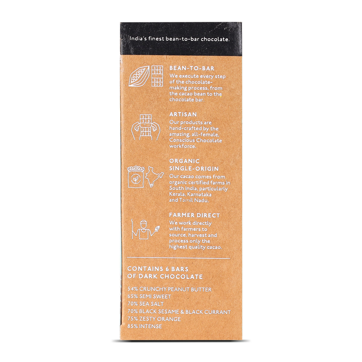 The Pondicherry Chocolate Collection, 35g (Pack of 6)
