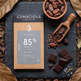 Intense 85% Dark Organic Chocolate Bar 60g