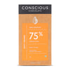 75% Zesty Orange Dark Organic Exotic Artisanal Chocolate, 60g
