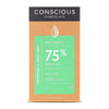 75% Dark Chocolate with Peppermint & Sweet Nibs, 60g