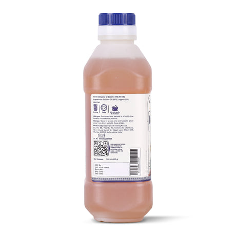 Gingelly Oil, 500ml (Traditional Chekku Pressed Til Oil, Unrefined, Cholesterol & Trans-Fat Free)