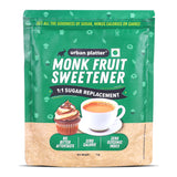 Monk Fruit Sweetener, 1kg (Zero Calorie, Keto & Diabetic-Friendly, 1:1 Sugar Replacement, No Aftertaste, Monk Fruit + Erythritol Blend)