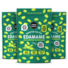 Roasted Salted Edamame, 150g, Pack of 3 (46% Protein, 14% Fiber, Lightly Salted Young Green Soybeans, Highest Plant Protein Supersnack)