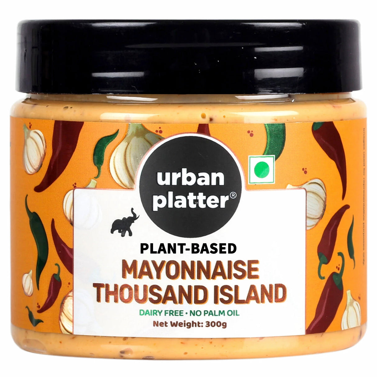 Urban Platter Thousand Island Mayo, 300g [Dairy-free Mayonnaise, No Palm Oil, No Trans-fat]