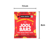 Urban Platter Cranberry Orange Jool Bars, 45g (Medjool Date Based | Energy Bars | Pack of 1 | Plant Based | With Rolled Oats and Almond Flour)