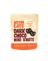 Atom Eats Dark Chocolate Dipped Pretzels, 30g