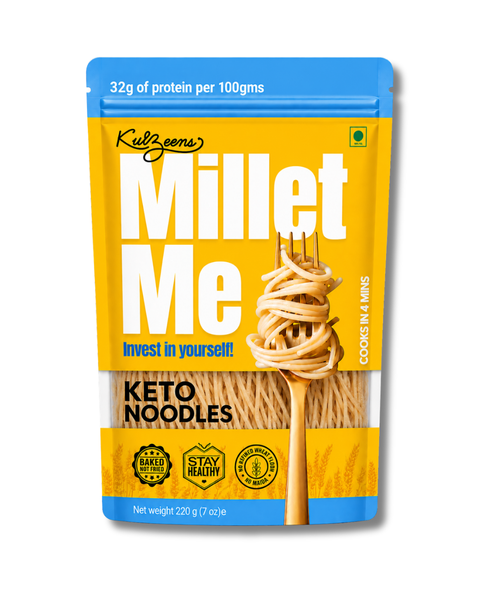 Millet Me Keto Noodles, 220g | Ultra Low-Carb & Weight Loss Friendly 220g