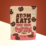 Atom Eats Dark Chocolate Dipped Pretzels, 30g