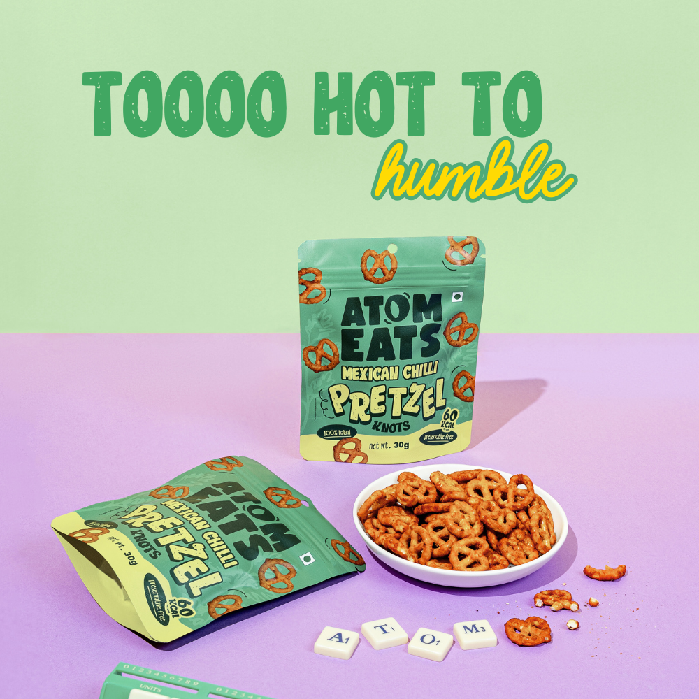 Atom Eats Mexican Chilli Pretzels, 30g