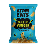 Salt n' Vinegar Potato Chips, 60g (Crispy Potato Chips, Tangy Sea Salt & Vinegar Flavor, Bold & Crunchy Snack)
