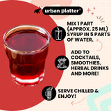 Urban Platter Kokum Syrup, 700ml (No Preservative and Additive-free, Refreshing and Cooling Drink, With Cumin / Jeera)