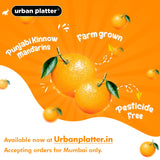 Urban Platter Certified Organic Fresh Kinnow Orange, 6 Units (Approx. 1kg)