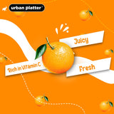 Urban Platter Certified Organic Fresh Kinnow Orange, 6 Units (Approx. 1kg)