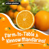 Urban Platter Certified Organic Fresh Kinnow Orange, 6 Units (Approx. 1kg)