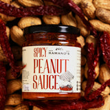 Spicy Peanut Sauce, 190g (Creamy Roasted Peanut Sauce with Chilli | Rich & Spicy | No MSG | No Preservatives | Ready to Use)