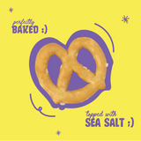 Salted Pretzel Mini Knots Party Pack,200g (Baked Crunchy Snack, Classic Salted Pretzel,| On-the-Go Snack)