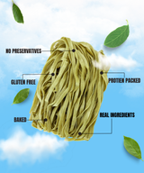 Millet Me Jowar Spinach Fettucine, 220g (Wholesome and Comforting Pasta Alternative)