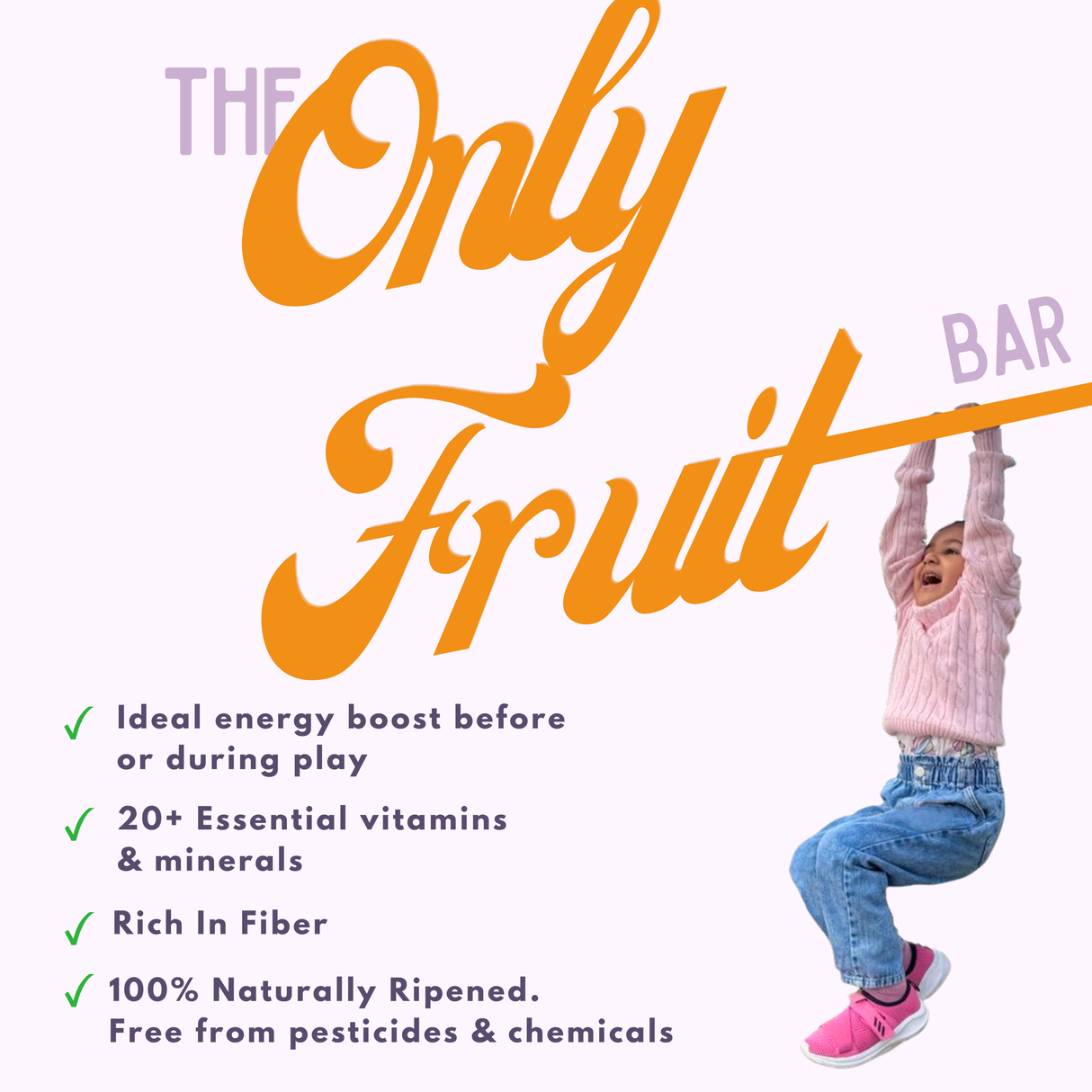 The Only Fruit Bar - Banana, 180g (6x30g)