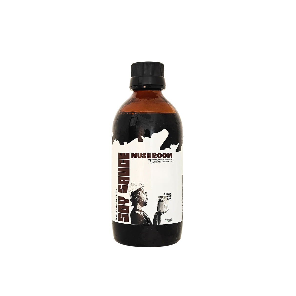 Brown Koji Boy Mushroom Soy Sauce, 250ml (Rich Umami Seasoning)