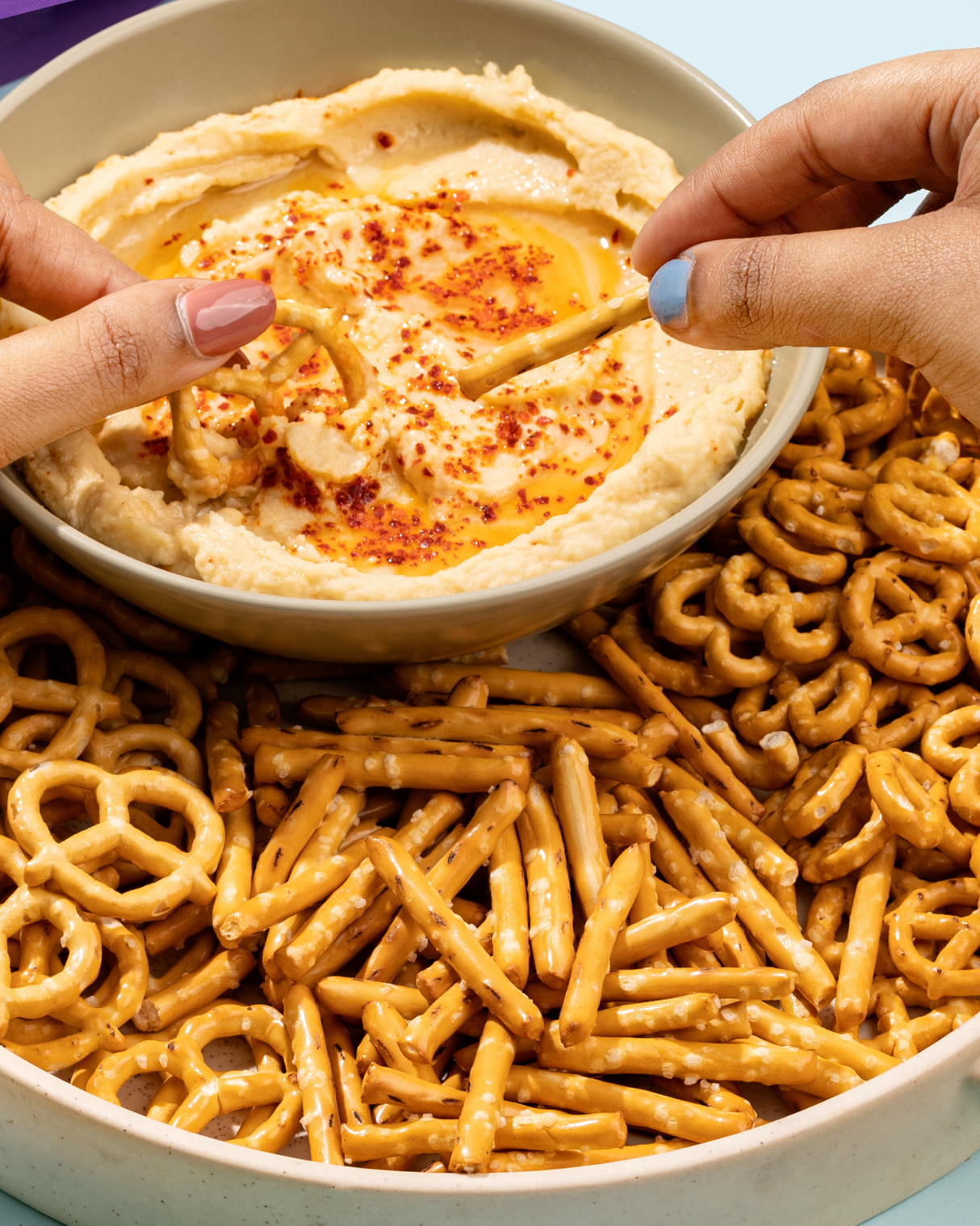 Atom Eats Salted Pretzel Mini Knots Party Pack, 200g