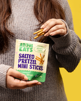 Atom Eats Salted Pretzel Mini Sticks, 30g