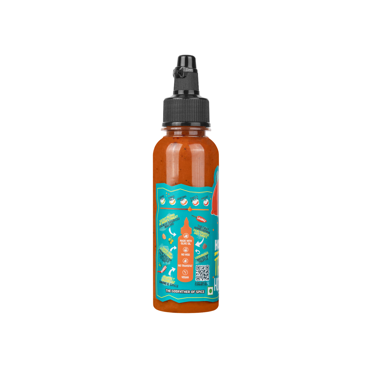 Truffle Spicy Hot Sauce, 170g (Made with Olive Oil, NO MSG, Perfect Blend of Umami & Spice)