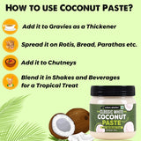 Urban Platter Classic White Coconut Paste, (Ready to Eat | Unroasted)