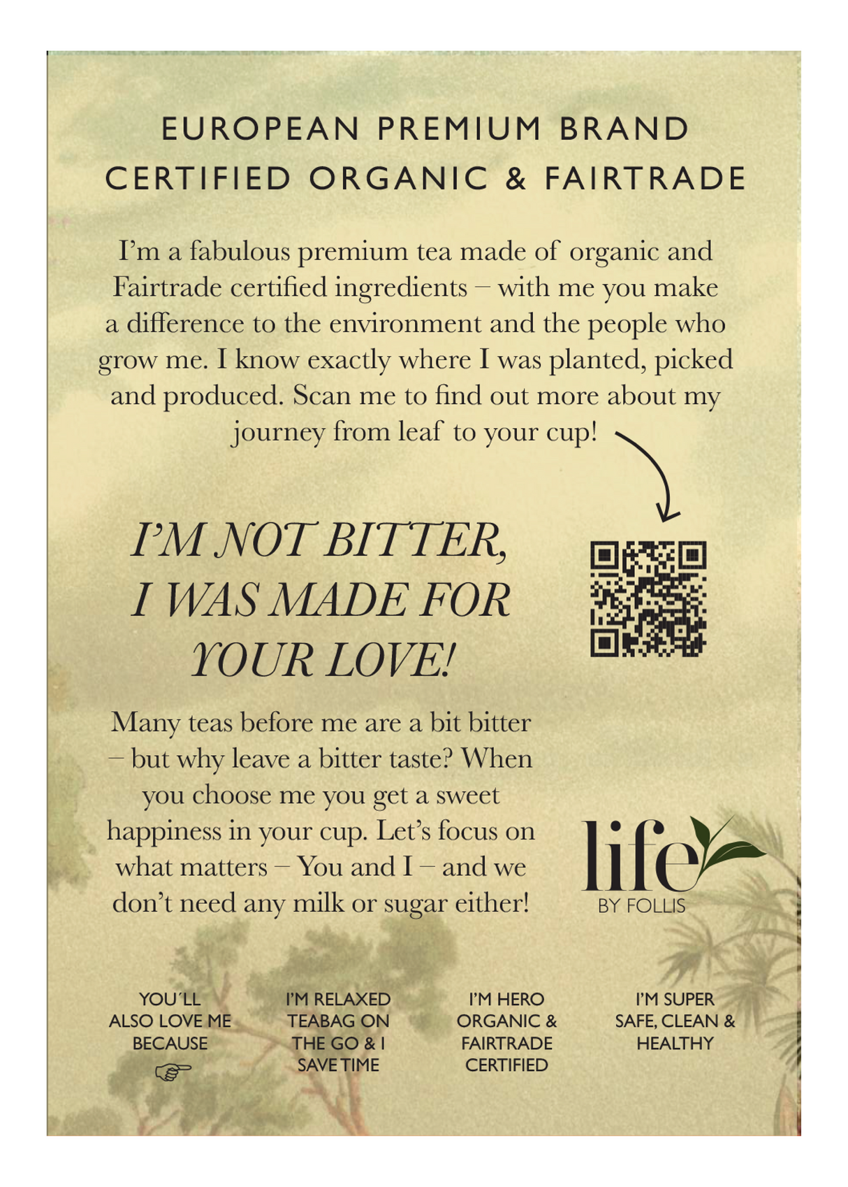 Life By Follis Chai Black Tea, 20 Enveloped Tea Bags