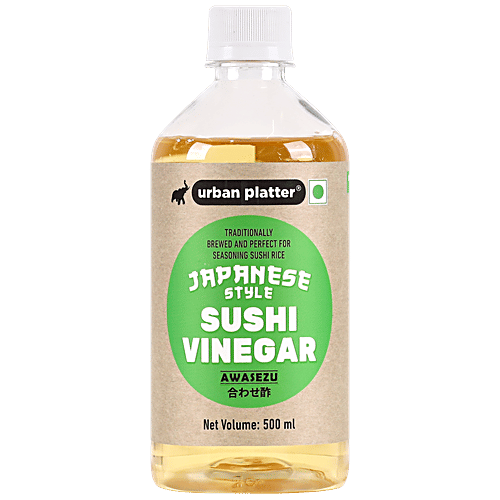 Urban Platter Japanese Sushi Rice Vinegar 500 ML, (Awasezu | Pre-Seasoned with Salt and Sugar | Sushi Rice Seasoning)