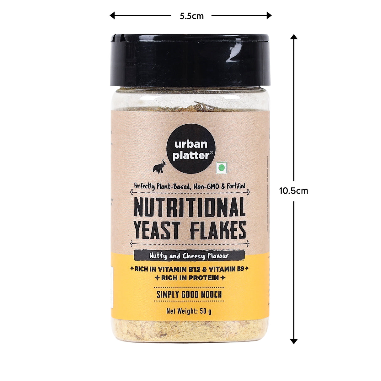 Urban Platter Nutritional Yeast Flakes, (Rich in Vitamin B12 | Gluten-Free | Perfectly Plant-Based Nutty and Cheesy Nooch | Savoury Seasoning)