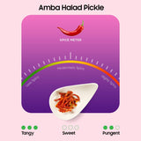 Goosebumps Amba Halad (Turmeric) Pickle|Haladi ka Aachar|Immunity Boosting Pickle|Turmeric Pickle|Til Oil Based Pickle| Preservative Free Pickle, 250g