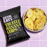 Truffle Banana Chips, 50g (Sweet & Savoury Gourmet Snack, Rich Truffle Flavour, Crispy Banana Chips)