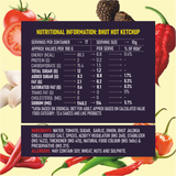 Bhut Hot Ketchup, 170g (Made with Global Flavours & Desi Spice, NO MSG, Made with Bhut Jalokia, Smoky, Bold, Tangy, All in 1, Flavourful, )