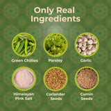 Chilzo Green Harissa Paste,200g (Herby Morrocan Paste, No Artificial Colors/Flavors, Dip, Spread, Marinate, Cook)