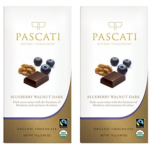 Pascati Chocolate Walnut Dark, Usda Organic Chocolate, 75G (Pack Of 2)