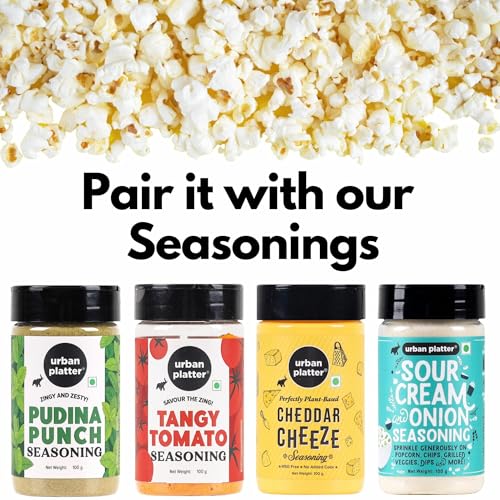 Urban Platter Popcorn Kernels, (Ready to Pop, Makes delicious and crunchy pop corn, Enjoy with our Range of seasonings, Product of India, Ready to pop Butterfly Popcorn)