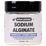 Urban Platter Sodium Alginate Powder, 50g [Food Grade | Molecular Gastronomy | Thickening Agent | Stabilizing Agent | Spherification]