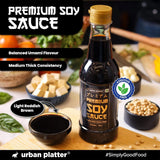 Premium Soy Sauce, 500ml (Traditionally Brewed from Soya Beans | All-purpose Asian Umami Seasoning | Clean-label)