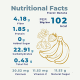 HULLO The Only Fruit Bar - Banana, 180g (6x30g)