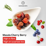 Goosebumps Masala Cherry Berry | Dried Mix Berries | Dehydrated Berries | Chatpata Cherry Berry Healthy Snack for kids and adults | 150 gms