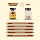 Urban Platter Dried Shiitake Mushrooms, 100g (Umami-Rich | Perfect for Asian Soups, Stir-Fries & Sushi | Rehydrates Quickly)