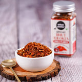 Urban Platter Bhut Jolokia Flakes, 30g (Ghost Pepper Chilli from the Valleys of Assam, Naga Chilli, Fiery & Hot, Sprinkle over pizzas, pasta, garlic bread, Use in stir-fries, noodles)