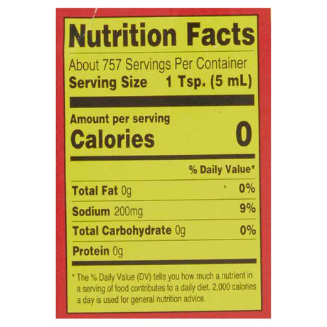 Louisiana Aged Hot Pepper Sauce, Original, 3.78 L, Perfect for Cooking & Seasoning